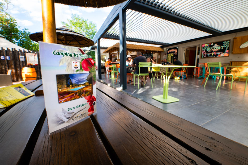 Snack-Restaurant auf dem Campingplatz