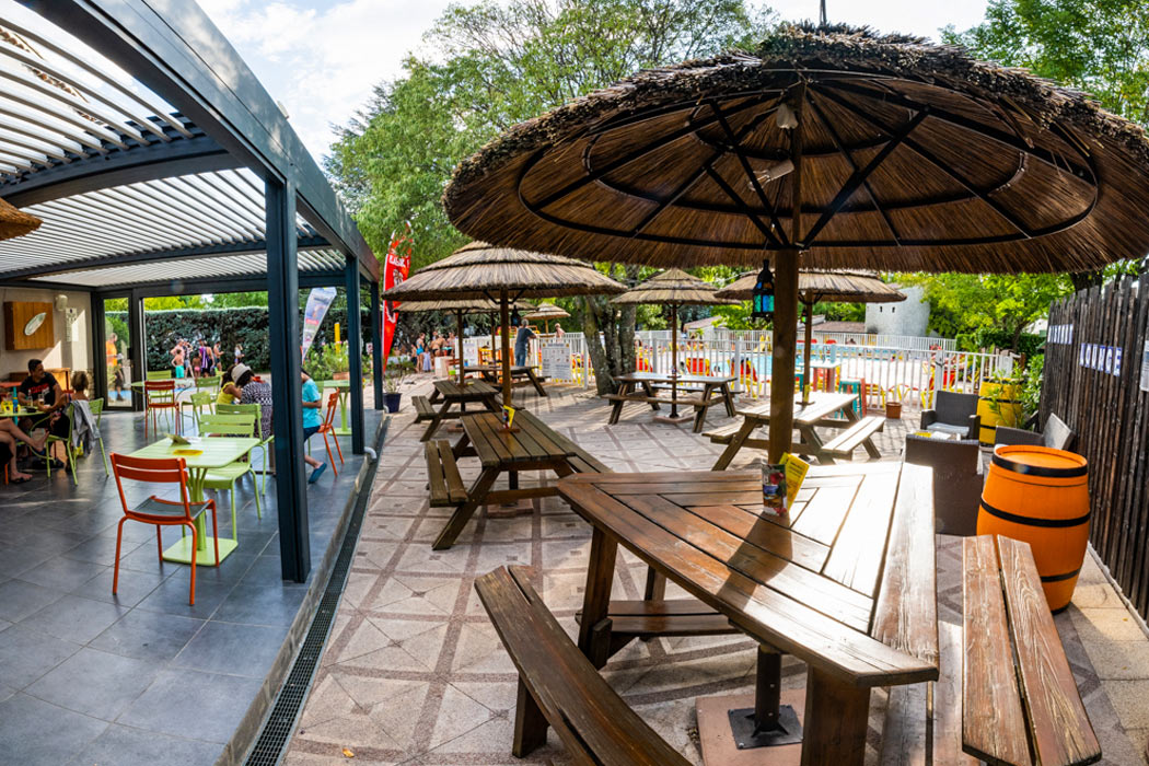 Snack-Restaurant auf dem Campingplatz