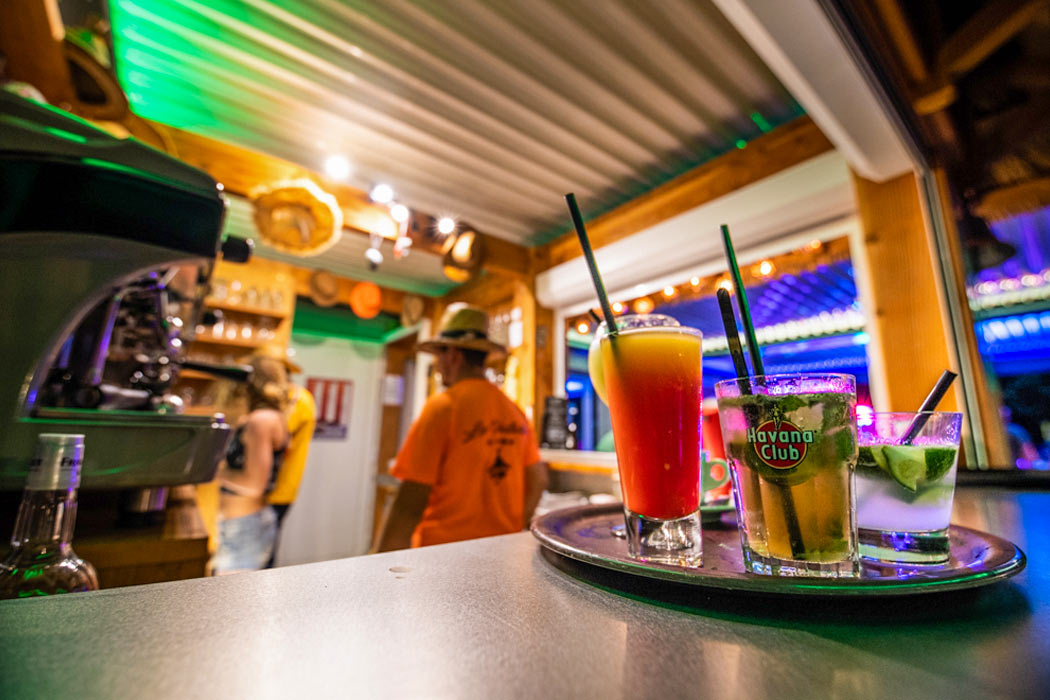 Cocktailbar auf dem Campingplatz