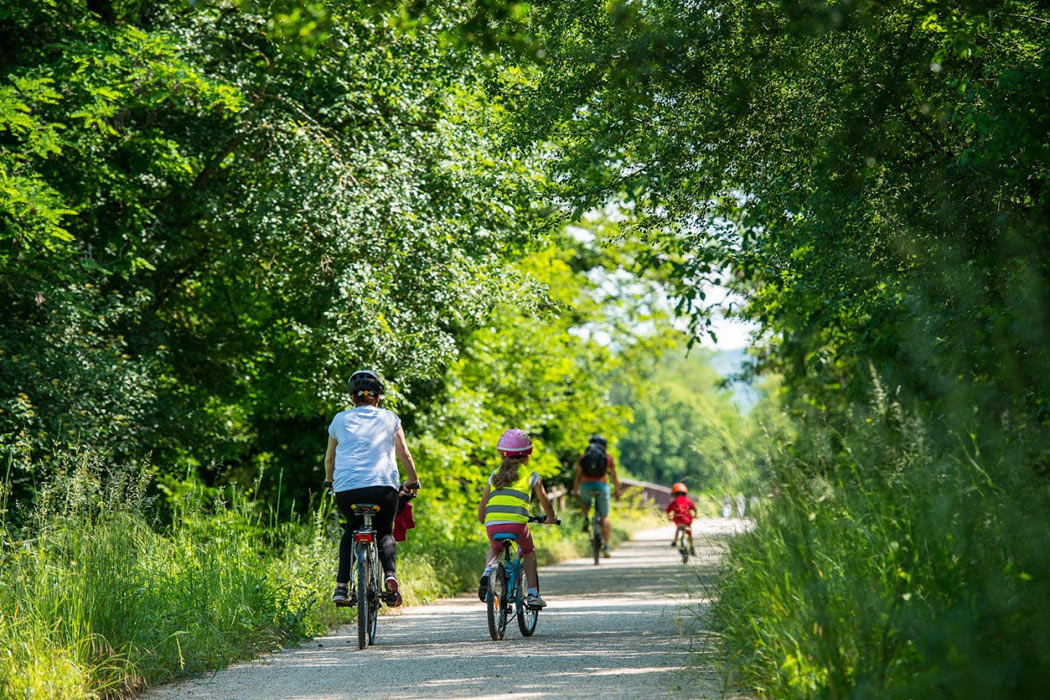 Canoeing, cycling, hiking, etc.