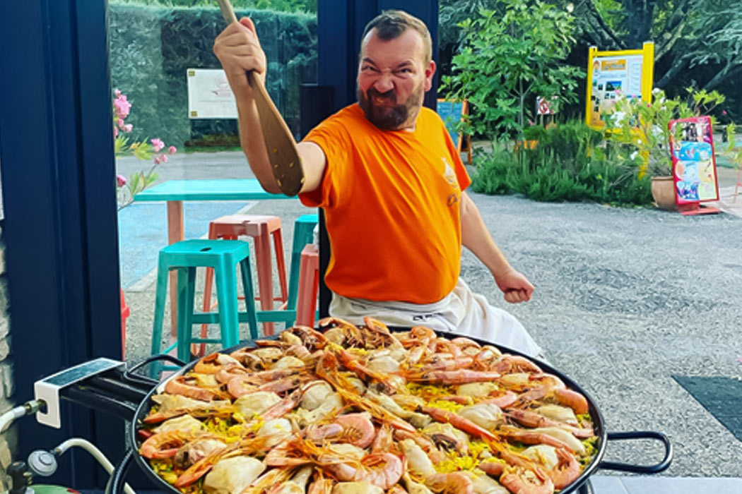 Snack-Restaurant auf dem Campingplatz