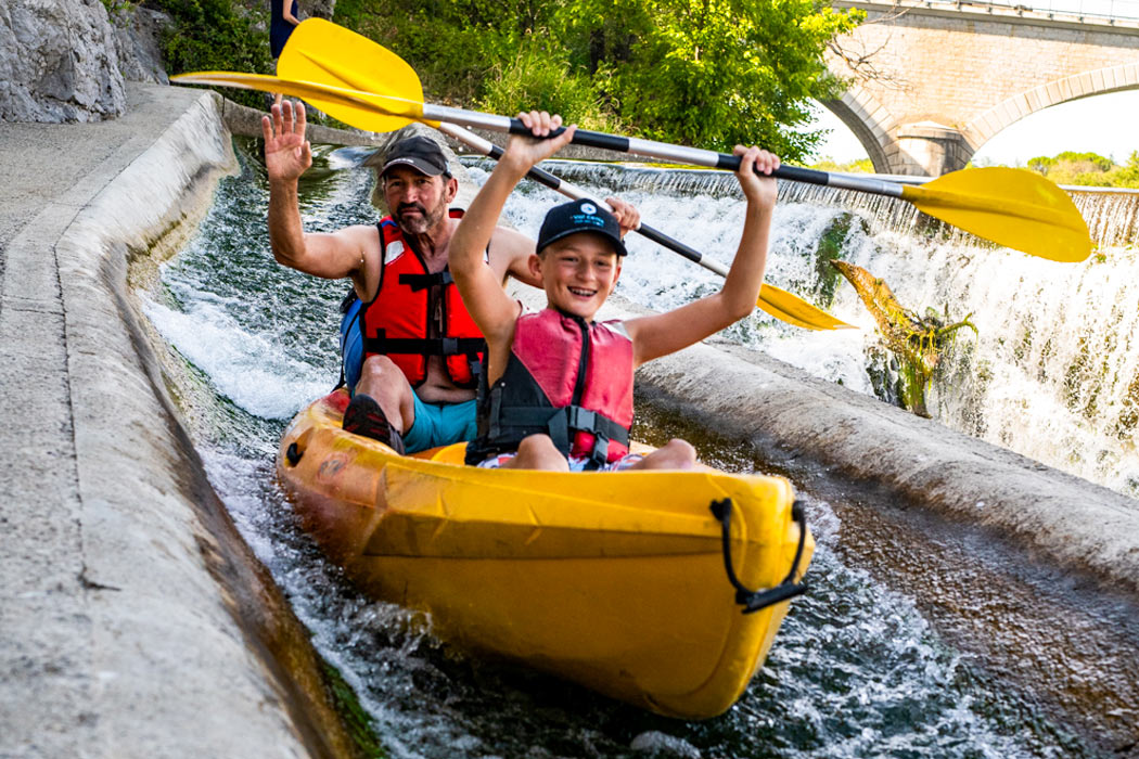 Canoe-kayak rental from the campsite